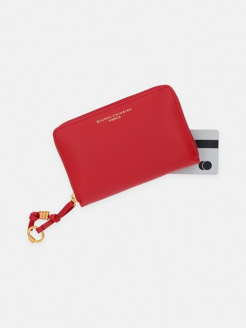 Gianni Chiarini portfel skórzany damski kolor bordowy PF.5043.NA