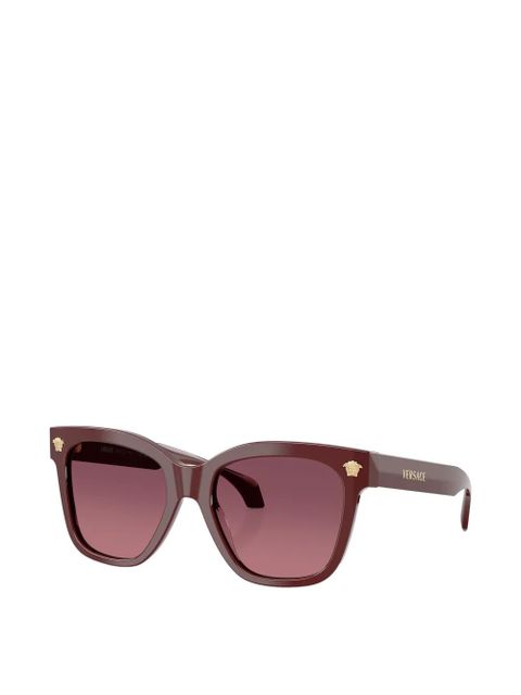 Versace Eyewear geometric-frame sunglasses - Red - zdjęcie produktu nr 2