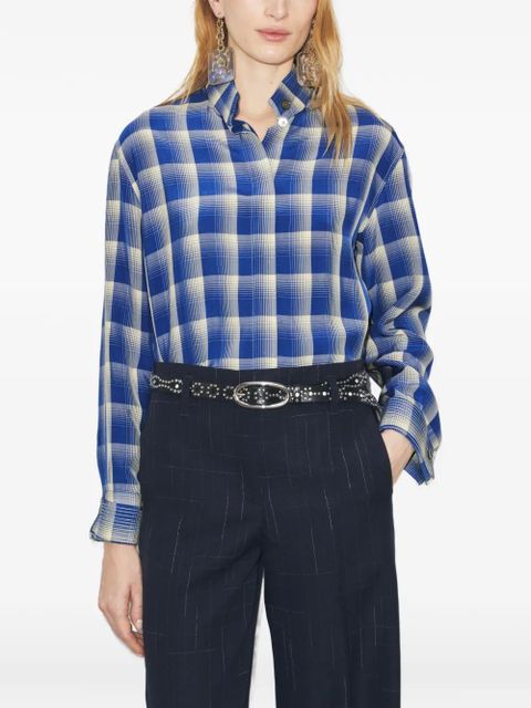 Tory Burch plaid shirt - Blue