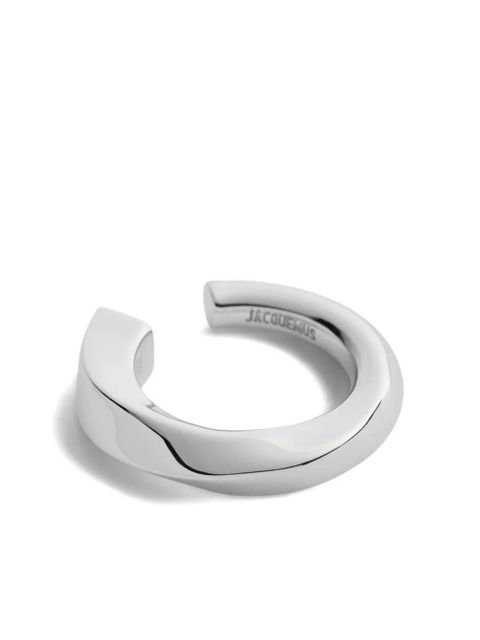 Jacquemus logo-engraved ring - Silver - zdjęcie produktu nr 1