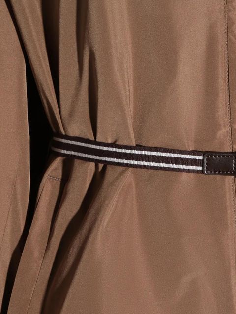 Max Mara hooded belted coat - Brown