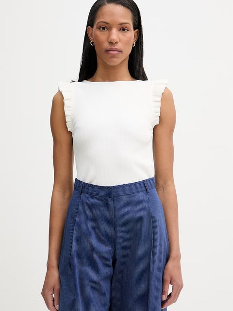 Marc O'Polo top damski z bawełną - zdjęcie produktu nr 1