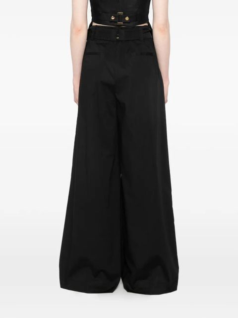 TWINSET wide-leg trousers - Black