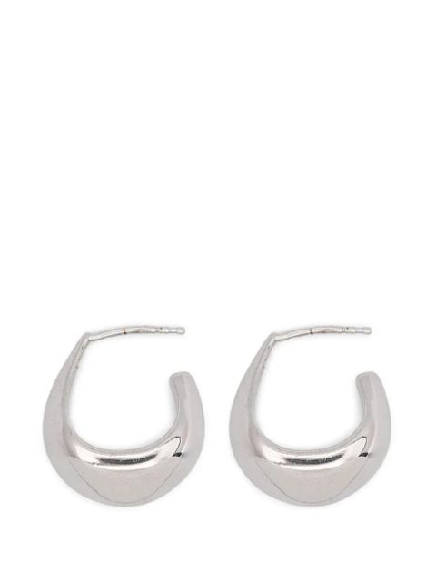 LEMAIRE mini curved drop earrings - Silver - zdjęcie produktu nr 1