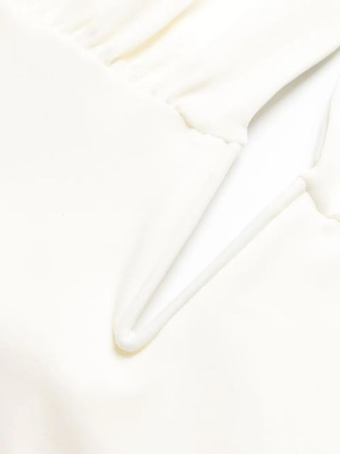 TOM FORD plunging-V-neck swimsuit - White