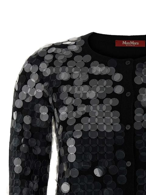 Max Mara Necton sequin-embellished cardigan - Black - zdjęcie produktu nr 2