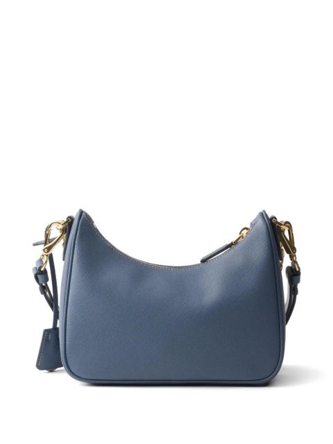 Prada Re-Edition mini Saffiano leather bag - Blue - zdjęcie produktu nr 2