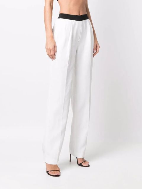 LouLou de Saison straight-leg trousers - White