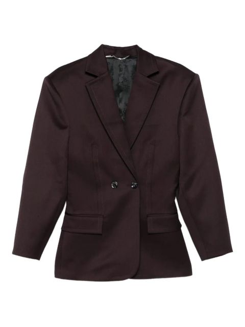 Magda Butrym double-breasted pinstripe-detail blazer - Red - zdjęcie produktu nr 1