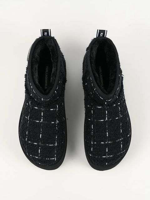 Karl Lagerfeld śniegowce THERMO kolor czarny KL48523A - zdjęcie produktu nr 2