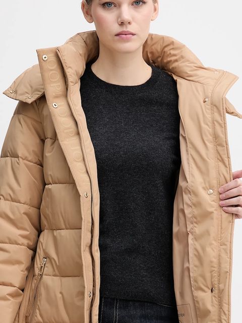 Joop! kurtka kolor zielony zimowa oversize 30048842