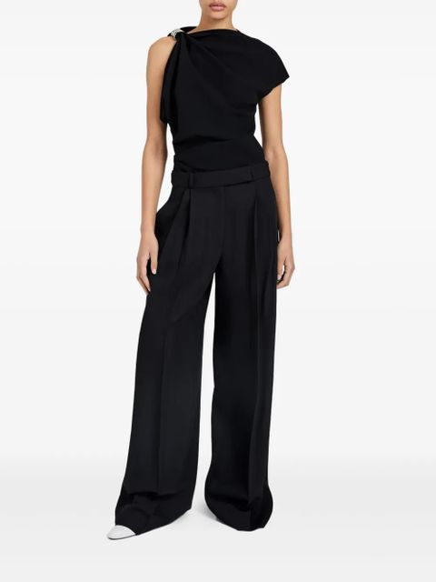 Proenza Schouler pleated palazzo pants - Black - zdjęcie produktu nr 2
