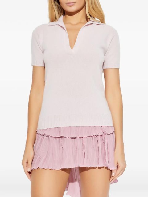 Blumarine V-neck T-shirt - Pink - zdjęcie produktu nr 2