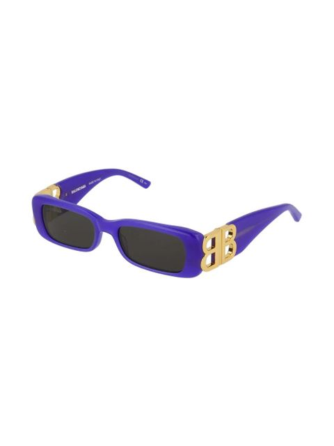 Balenciaga Eyewear rectangle-frame sunglasses - Purple - zdjęcie produktu nr 2