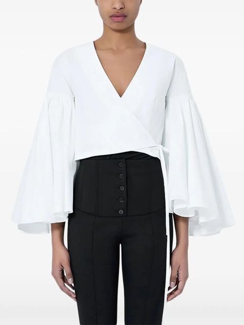 Jacquemus The Paysan wrap blouse - White - zdjęcie produktu nr 1