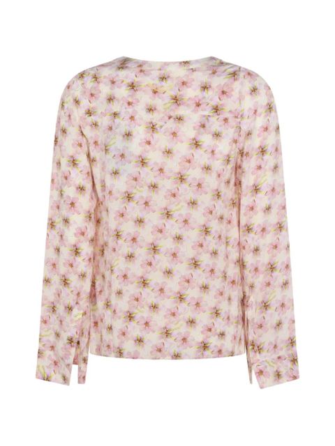 Zadig&Voltaire floral-print long-sleeve blouse - Neutrals - zdjęcie produktu nr 2