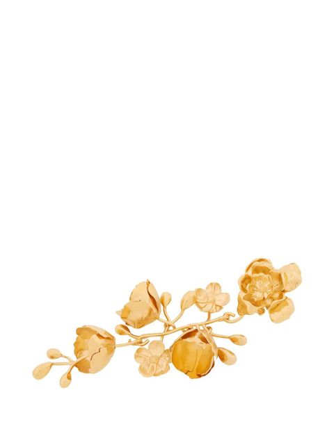 Chloé floral-detail drop earrings - Gold - zdjęcie produktu nr 2