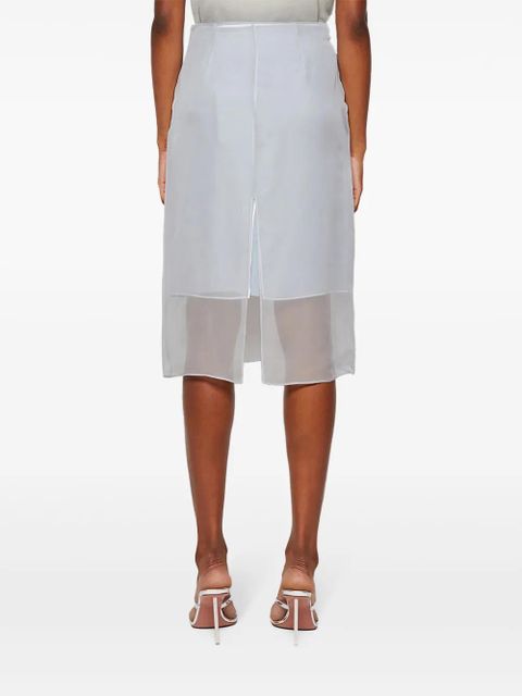 Givenchy floral-print midi skirt - Blue