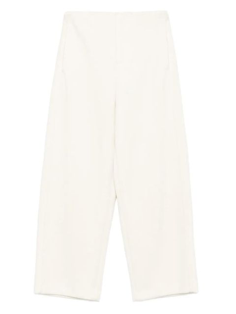 Max Mara cropped palazzo trousers - 001 WHITE - zdjęcie produktu nr 1