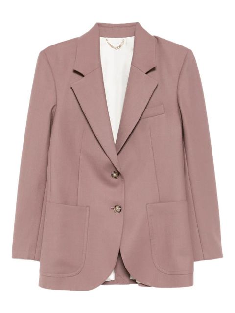 Victoria Beckham patch pocket blazer - Purple - zdjęcie produktu nr 1