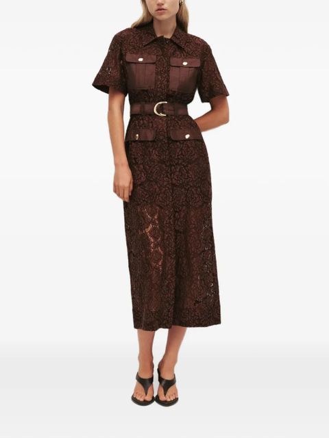 Aje Mystic patch pockets shirt dress - Brown - zdjęcie produktu nr 2