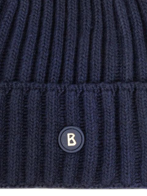 BOGNER Ranya pompom beanie - Blue