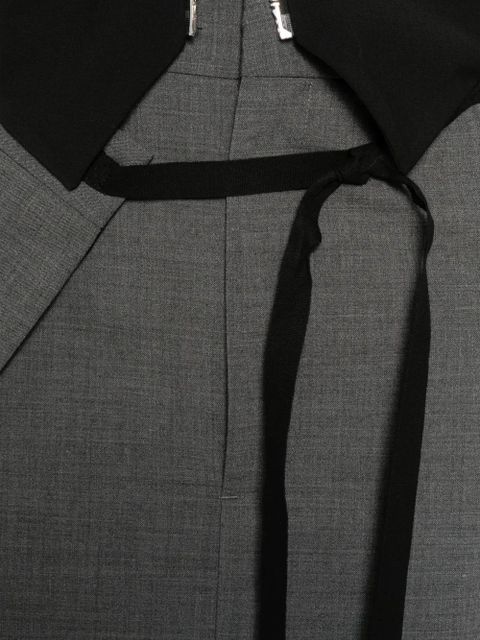 MM6 Maison Margiela wrap-tie maxi skirt - Grey