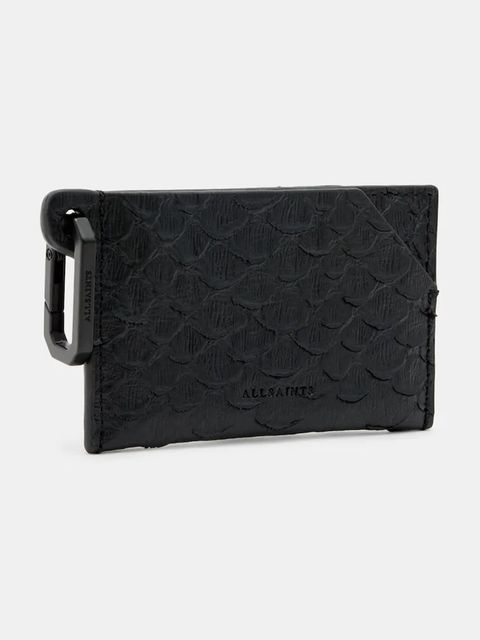 AllSaints portfel skórzany HEX SNAKE
