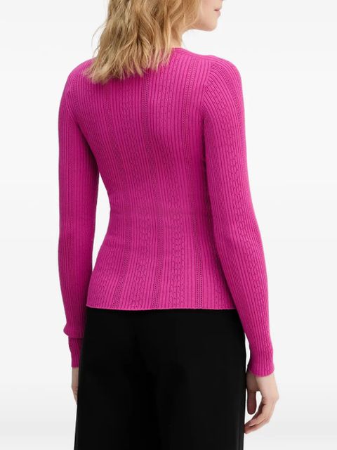 TWINSET square-neck sweater - Pink