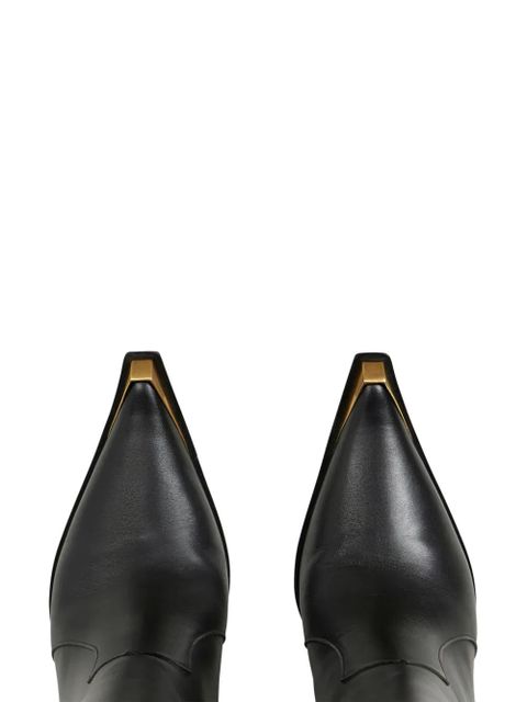 ETRO pointed-toe leather boots - Black