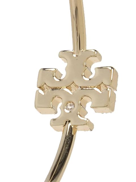 Tory Burch logo-plaque earrings - Gold