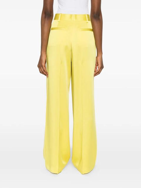 Jil Sander pleated concealed-fastening trousers - Green