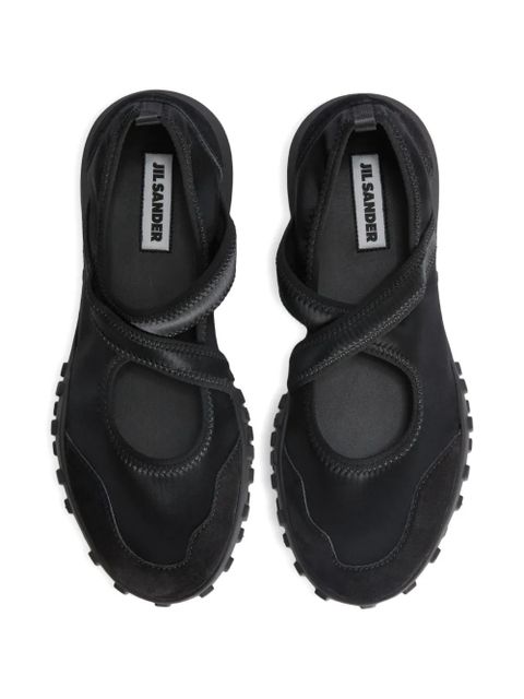 Jil Sander Moon cross-over balet flats - Black - zdjęcie produktu nr 2