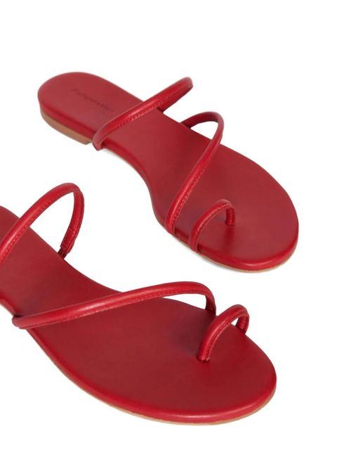 Reformation Ludo open-toe strappy sandals - Red