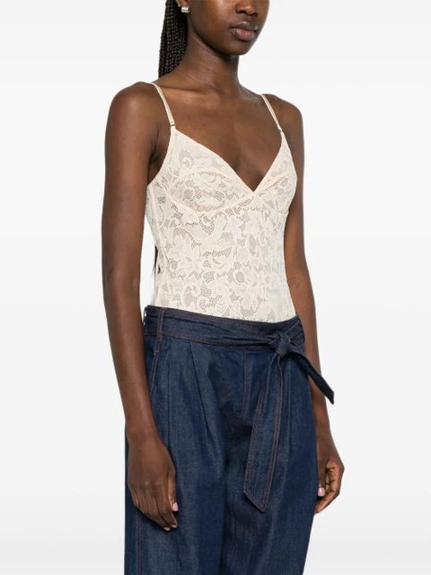 ZIMMERMANN lace-embroidered bodysuit - Neutrals
