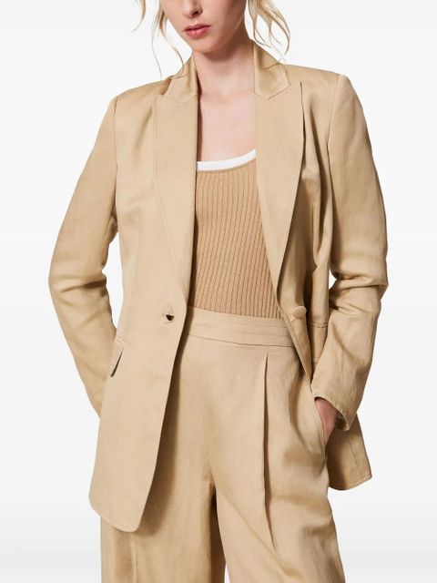 TWINSET single-breasted blazer - Neutrals - zdjęcie produktu nr 2