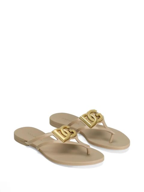 Dolce & Gabbana lights logo sandals - Neutrals - zdjęcie produktu nr 2