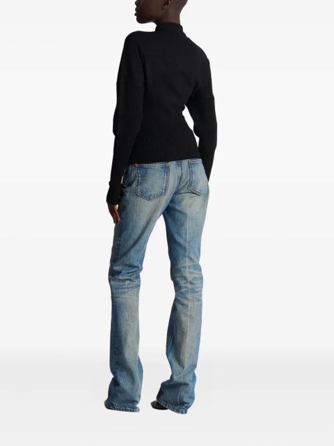 Balmain zipped knit cardigan - Black