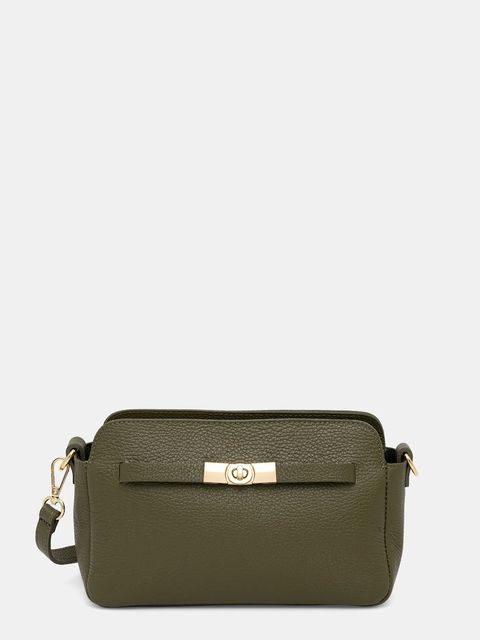 Answear.LAB torebka skórzana kolor zielony - zdjęcie produktu nr 1