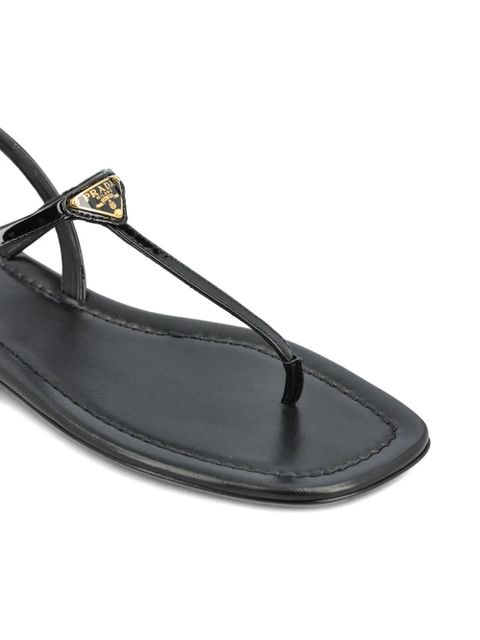 Prada leather sandals - Black
