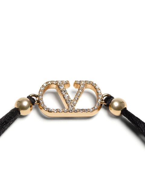 Valentino Garavani VLogo Signature bracelet - Black - zdjęcie produktu nr 2