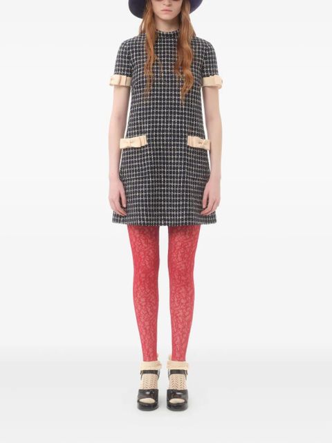 Valentino Garavani mini bouclé dress - Blue