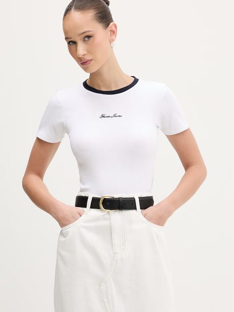 Guess Jeans t-shirt damski - zdjęcie produktu nr 2