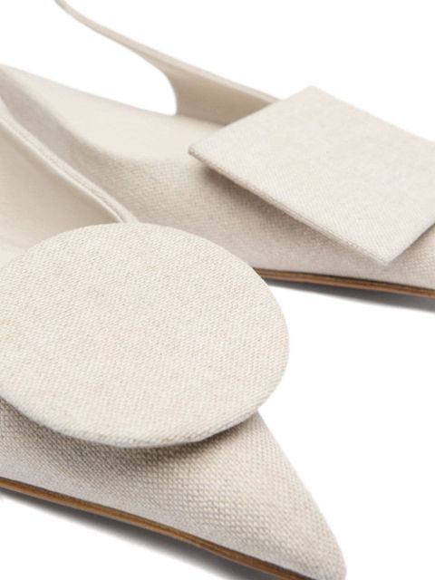 Jacquemus Les Slingbacks Duelo pumps - Neutrals