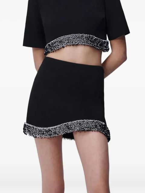 Simkhai Dua embellished mini skirt - Black - zdjęcie produktu nr 2