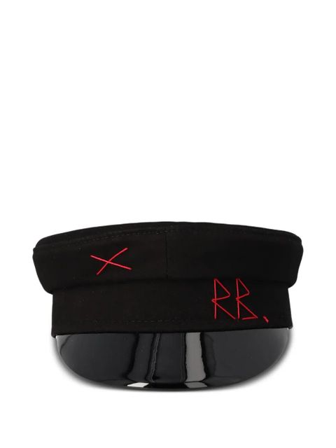 Ruslan Baginskiy embroidered-detail cap hat - Black - zdjęcie produktu nr 1