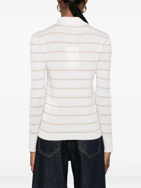 Max Mara striped polo shirts - Neutrals