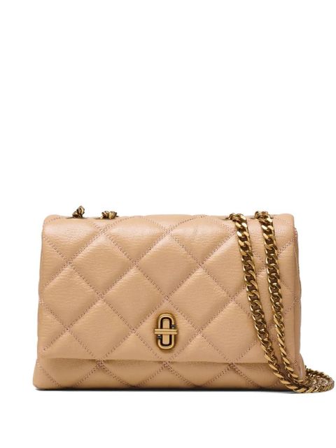 Marc Jacobs The Slim quilted dual-chain leather shoulder bag - Neutrals - zdjęcie produktu nr 1
