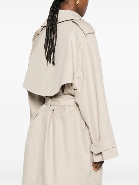 The Frankie Shop Riva belted trench coat - Neutrals