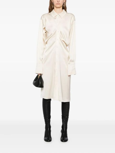 TOTEME slouched shirt dress - Neutrals - zdjęcie produktu nr 2